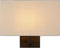 Atmooz - Wandlamp Bogota - Industrieel - Woonkamer / Slaapkamer - Zwart en witte kap - Hoogte 24cm - Metaal