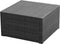 vidaXL - Voetenbank/poef - zwart - 53x53x30 - cm - poly - rattan