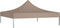 vidaXL - Partytentdak 270 g/m² - 3x3 m UV- en waterbestendig - taupe