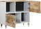 vidaXL - Dressoir - 80x33,5x75 - cm - massief - mangohout
