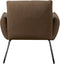 SIDD Dante coffeechair - fabric Teddy MJ8-7 Dark brown
