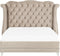 AYETTE - Tweepersoonsbed - Beige - 160 x 200 cm - Fluweel