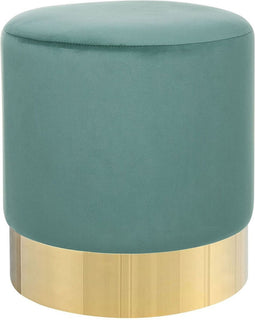 SOPHIA - Poef - Groen - 39 cm - Fluweel