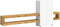 Furnilux Samba - Wandmeubel - Deels open deels dichte kast - Wit eiken - 35x270x112cm