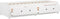 vidaXL - Slaapbank - 75x190 - cm - massief - grenenhout - wit