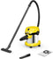 Kärcher WD 2 Plus S V-15/4/18 - Nat/droogzuiger - 15L RVS opvangbak - Geel