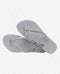 Havaianas Slim Flatform - Dames Slippers - Rubber voetband - Ice Grey (35/36)