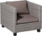 Madison Rugkussen Lounge Panama Taupe - 60 x 40cm