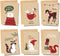 Partizzle® 36x Kraft Luxe Kerstkaarten - Duurzame Wenskaarten - 10x15 cm (36 stuks)