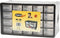 Raaco Opbergsysteem - 20 Lades - 18,4x30,5x14,9 cm - Zwart Grijs