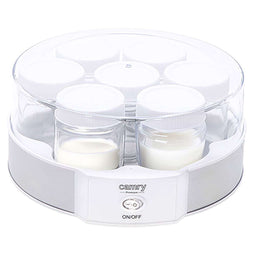 Camry Yoghurt maker - 20 W - 7 potten - Wit/Grijs
