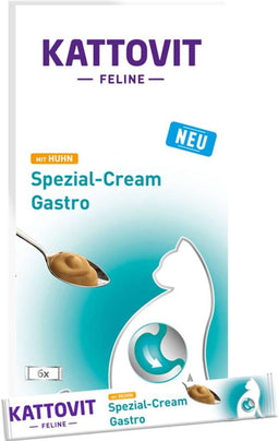 Kattovit - Feline Dieet Special Cream Gastro 6x15g (verpakking van 11) - Kip