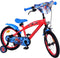Spider-Man Kinderfiets - 16 inch - Handrem en Zijwieltjes - Rood