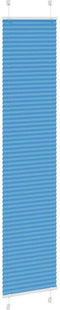 vidaXL - Plissé - rolgordijn - 45x200 - cm - stofbreedte - 44,4 - cm - polyester - blauw