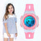 Kinderhorloges Meisjes Jongens Digitaal 7 Kleuren LED Digitaal horloge voor Kinderen Waterdicht Sport Buiten Multifunctioneel Digitale horloges met Stopwatch / Alarm Leeftijd 4-15, roze, klein 26g
