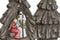 Kerststal set Home ESPRIT Groen Grijs Magnesium 23 x 13,5 x 45 cm (2 Stuks)