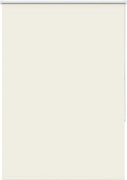 vidaXL - Rolgordijn - verduisterend - gebroken - wit - 90x175 - cm - stofbreedte