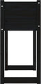 vidaXL - Plantenbak - 78x40x81 - cm - massief - grenenhout - zwart