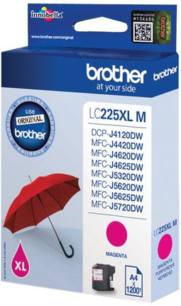 Brother LC-225XLM - Inktcartridge - Origineel - Magenta