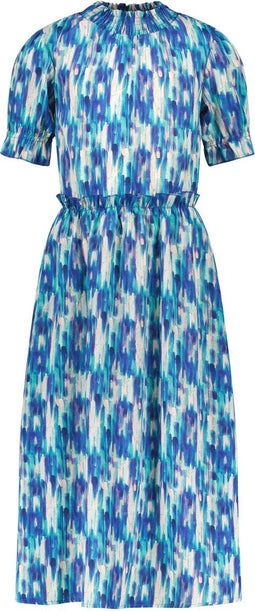 B. Nosy Jurk - Lange maxi-jurk - Gesmockte hals - Maat 128