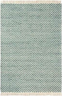 Brink en Campman - Atelier Twill 49207 Vloerkleed - 200x280 - Rechthoek - Laagpolig Tapijt - Modern - Beige, Groen