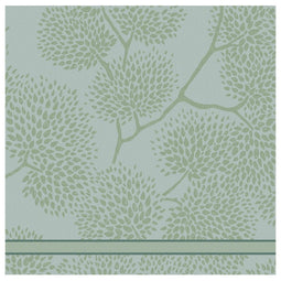 DDDDD Theedoek en Keukendoek - 100% Katoen - Bomenprint - Groen (2 stuks)