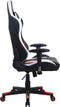 Gamestoel Tornado bureaustoel - ergonomisch verstelbaar - racing gaming stoel - zwart oranje