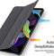 Dux Ducis - Tablethoes voor Apple iPad Air 11 (2024) / iPad Air 10.9 (2022) - Tri-fold Book Case met auto-wake functie - Zwart