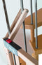ROBA Safety Up - Traphekje 93,5 - 120,5 cm - Magneetsluiting - Natuur