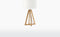 GOOD&MOJO Tafellamp Everest - Wit/Bamboe - Ø32cm - Scandinavisch,Bohemian