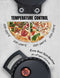 Bestron Turbo Pizzaoven - Elektrische pizzaoven 320°C - Pizzasteen en 2 houten spatels - Matzwart