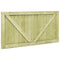 vidaXL - Poorten - 2 - st - 300x75 - cm - geïmpregneerd - grenenhout