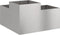 vidaXL - Tuinbak - 80x80x48 - cm - in - RVS