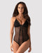 Obsessive Open kruis body - Erotische Body - Maat S/M - Zwart