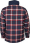 Life Line Peter Gevoerde Flanel Vest Heren Zwart/rood/wit Maat M
