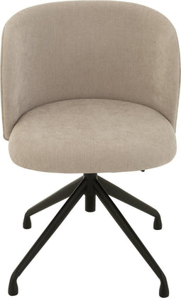 J-Line stoel Turn/Up/Down - textiel - beige