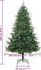 vidaXL - Kunstkerstboom - 180 - cm - PVC - en - PE - groen