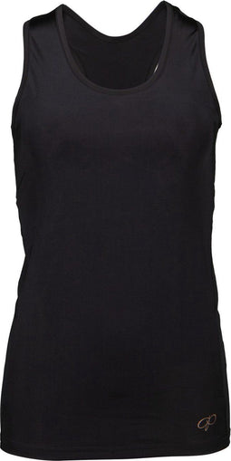 Papillon Tanktop Racer Back Dames Zwart Maat L