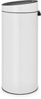 Brabantia Touch Bin - Prullenbak - 30 liter - Soft-Touch sluiting - White