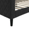 vidaXL - Slaapbank - 90x200 - cm - fluweel - zwart