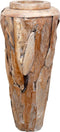 vidaXL - Decoratievaas - 40x100 - cm - massief - teakhout