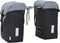 vidaXL - Fietstas - Dubbele - Tassen - 35L - Grijs