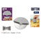 Pizzasnijder Quttin Staal 10 x 8,5 cm (24 Stuks)