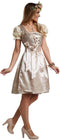 Dressforfun Mini-Dirndl Burgau - Verkleedkleding - Pailletten vetersluiting
