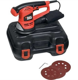 BLACK+DECKER KA191EK - Excentrische schuurmachine 480W - 125mm schuurvlak - 12000 schuurbewegingen