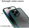 Accezz 360° Full Protective Cover iPhone 14 Pro - Militaire valbescherming tot 1,5 meter - Groen