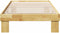 vidaXL - Bedframe - zonder - matras - 90x200 - cm - massief - hout - eiken