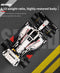 F1 Racing Car - 13117 Brick Set MOC 42000 - 1:10 schaalmodel - Klassiek F1-ontwerp