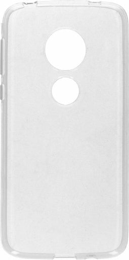 Hoesje Siliconen Geschikt voor Motorola Moto G7 Play - Softcase Backcover smartphone - Transparant