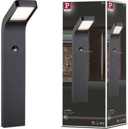 Paulmann Kulma - LED-bolderlamp - Schemergestuurd - Bewegingsmelder IR - Antraciet